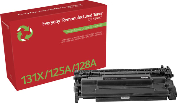 Xerox Everyday HP 131X/ 125A/ 128A -lasertoner, svart