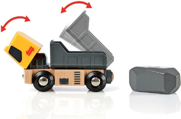 BRIO World 33210 - Jern- & vejstens lastning jernbane