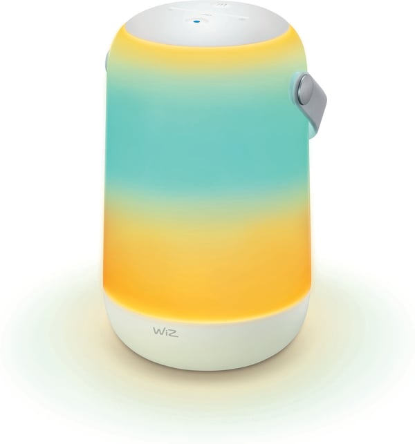WiZ Mobil Bærbar -opladningsbar smart bordlampe, hvid, WiFi