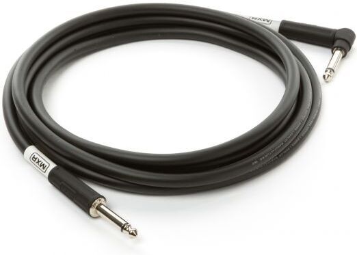 MXR Standard -instrumentkabel med vinklet kontakt 3m, sort