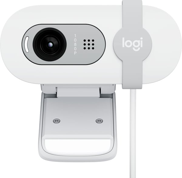 Logitech Brio 100 -webbkamera, vit