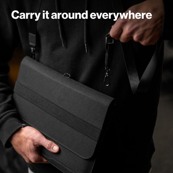 Deltahub Formo 3in1 Laptop Bag 13" - computertaske, sort