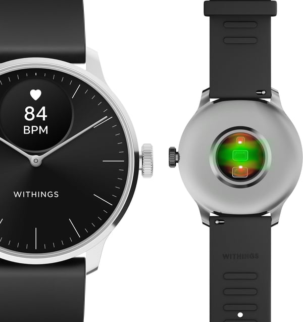 Withings Scanwatch Light -smartwatch, 37 mm, sort