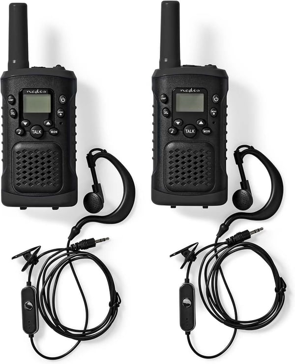 Nedis walkie-talkie WLTK0610BK, 2 stk