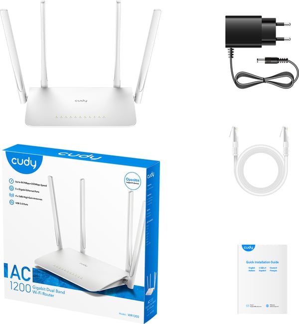 Cudy WR1300 Dual-band Mesh-WiFi-router