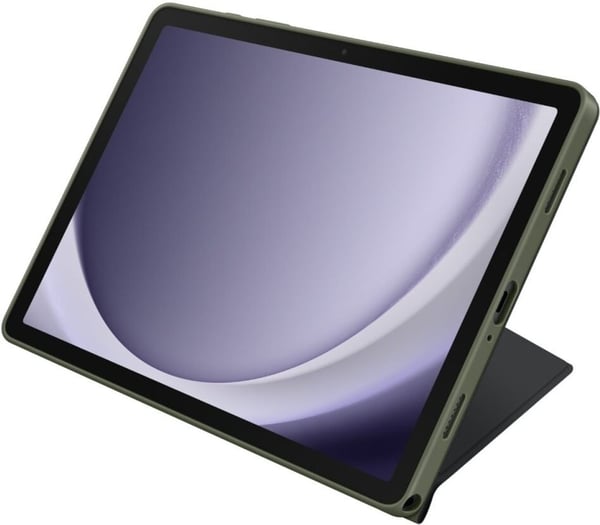 Samsung Galaxy Tab A9+ Book Cover -skyddsfodral, svart