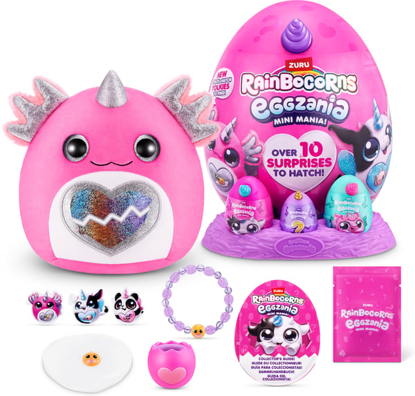 Rainbocorns Mini Eggzania - blød overraskelsesæg