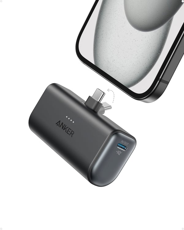 Anker Nano Power Bank - strømforsyning, 5000 mAh, sort
