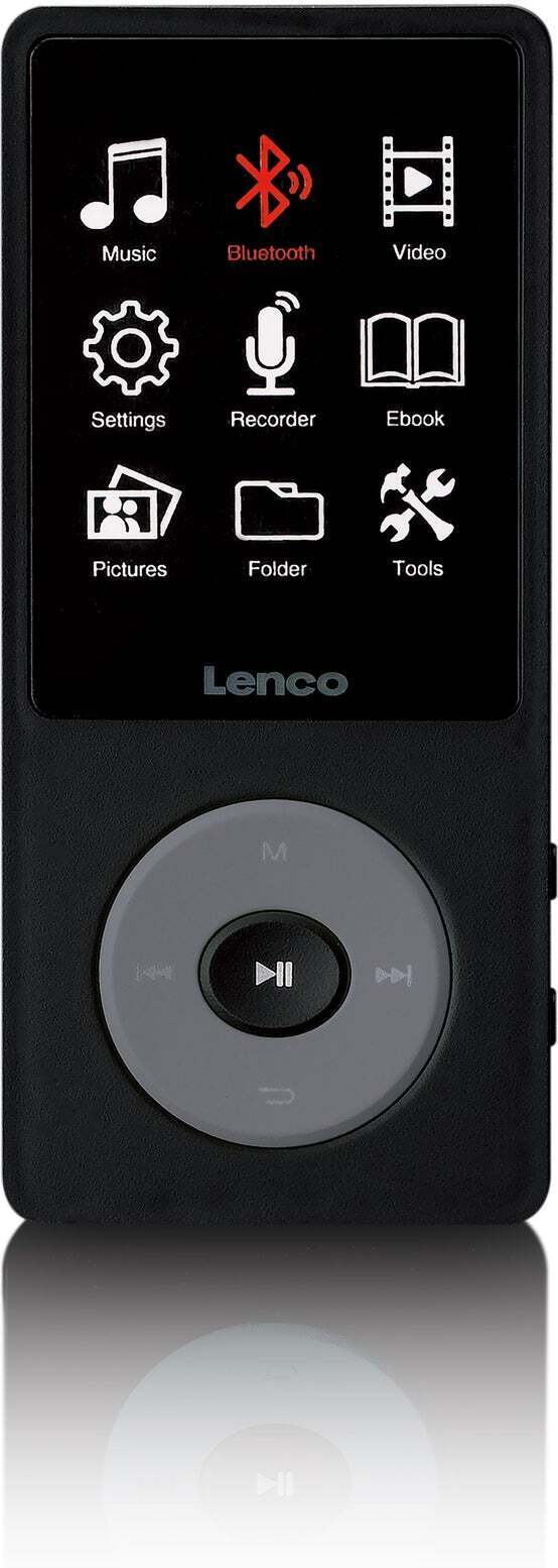 Lenco Xemio-860BK MP3/MP4-afspiller, sort