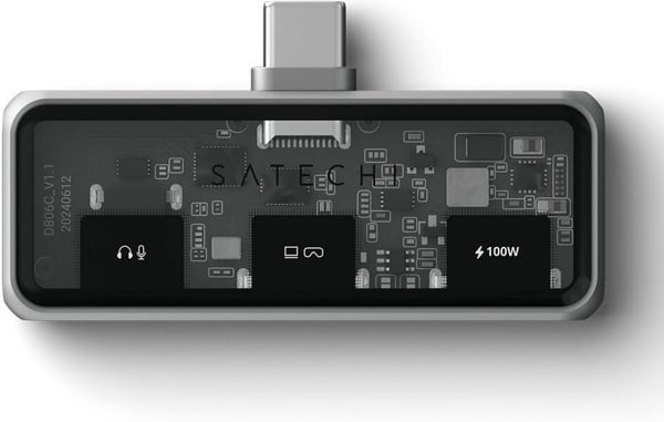 Satechi Mobile XR - USB-C-hub med lydgengivelse, stjerneskærmgrå