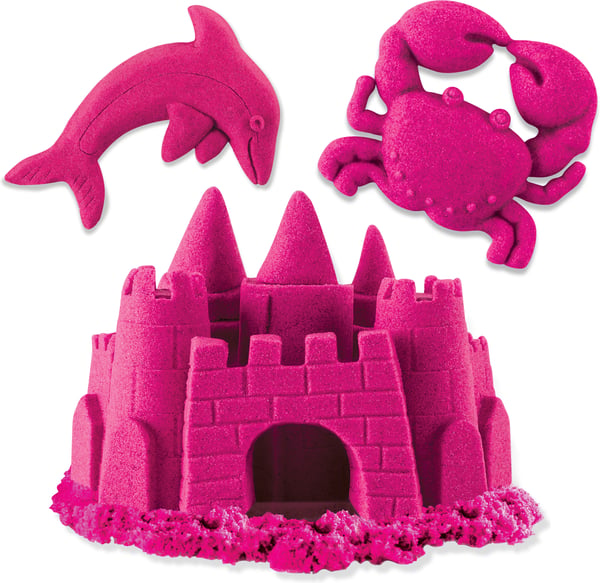 Kinetic Sand Färgpåse modellera sand, ljusrosa