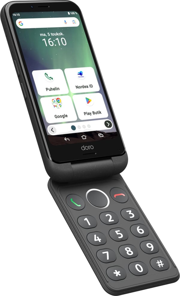 Doro Aurora A21 smartphone, Grafit