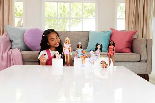 Barbie Twinning Looks Modedocka och husdjur