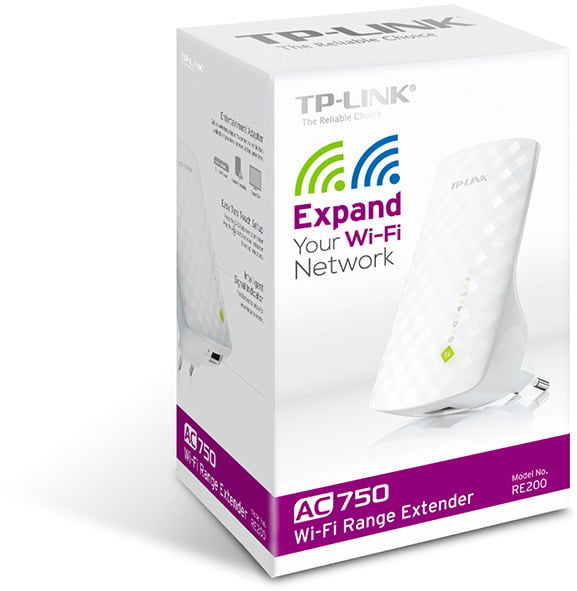 TP-LINK RE200 Dual-band Wi-Fi-forstærker