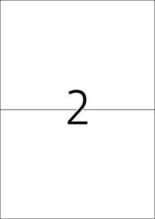 TopStick utskriftsdekal, A4, 210x148mm/ 2-delad