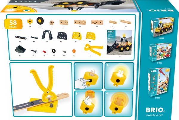BRIO Builder 34598 - Volvo hjullastare