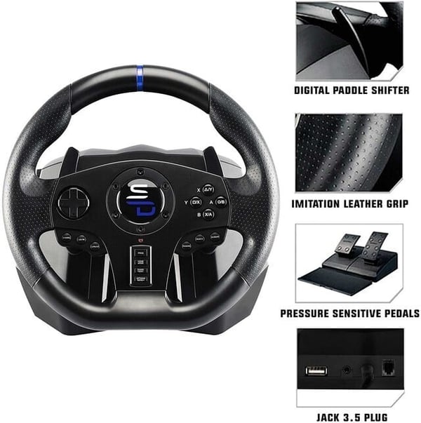 Subsonic Superdrive SV750 Drive Pro Sportratpedaler, PS4 / Switch / Xbox / PC