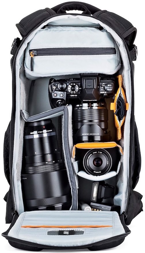 Lowepro Flipside 200 AW II kameraryggsäck, svart