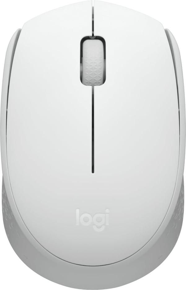 Logitech M171 - trådløs mus, naturhvid