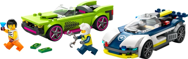 LEGO City Jakt med polisbil och muskelbil Set 60415