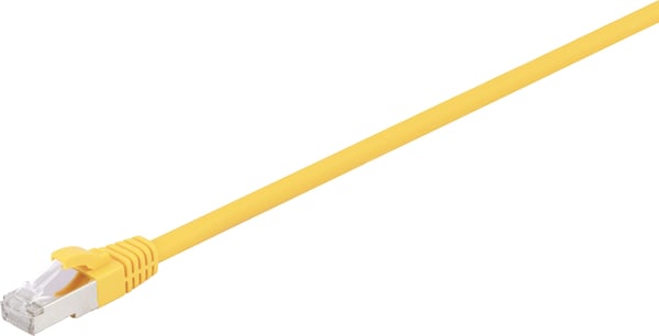 Fuj:tech CAT6A S/FTP nätverkskabel, 3 m, gul