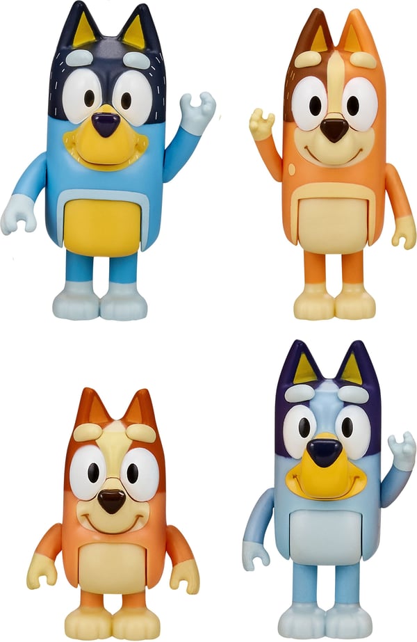 Bluey-familiens figurer 4 stk