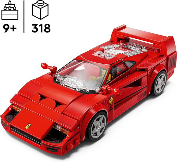 LEGO Speed Champions Ferrari F40 superbil Fordonsleksak 76934