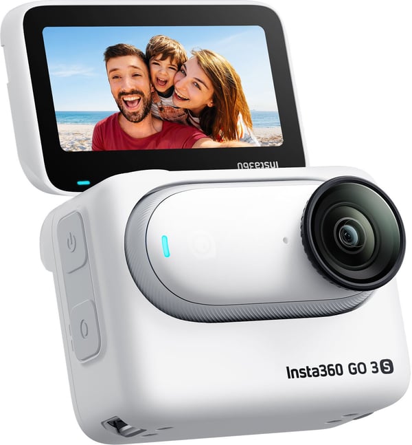 Insta360 GO 3S-actionkamera, 128 GB, hvid