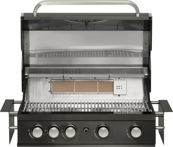 Mustang Black Pearl 4 inbyggd gasolgrill