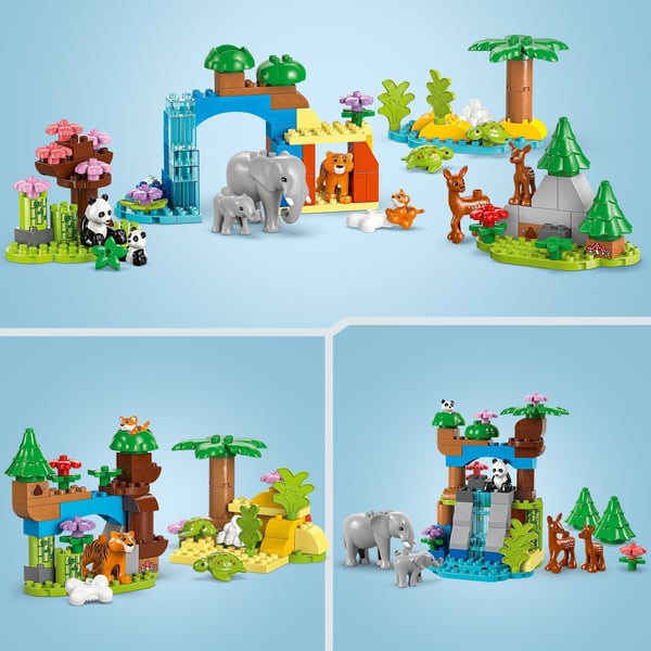 LEGO DUPLO By 10446 – 3-i-1 dyrefamilier