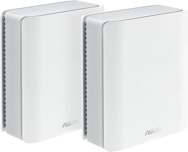Asus ZenWiFi BT8 Tri-band WiFi 7 Mesh-system, 2-pak, hvid