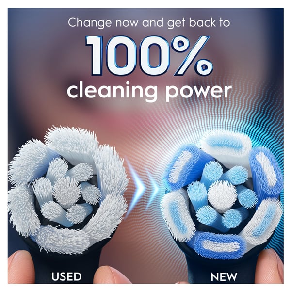 Oral-B iO Ultimate Clean Black -ersättningsborstar, svart, 2 st