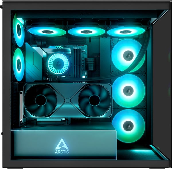 ARCTIC Xtender VG E-ATX-chassi, spegelsvart