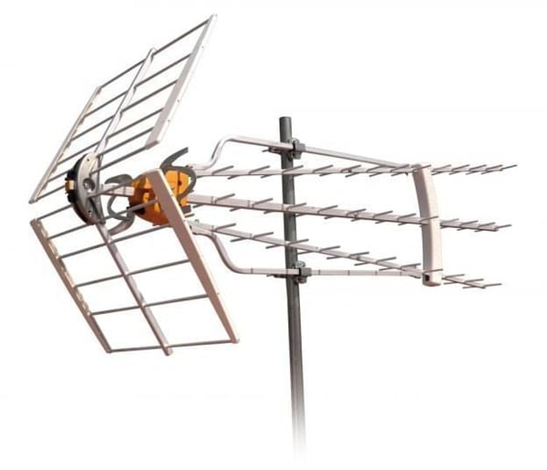 Televes DAT HD BOSS 790 - kraftig 75-element UHF-udendørsantenne med LTE 700-filter