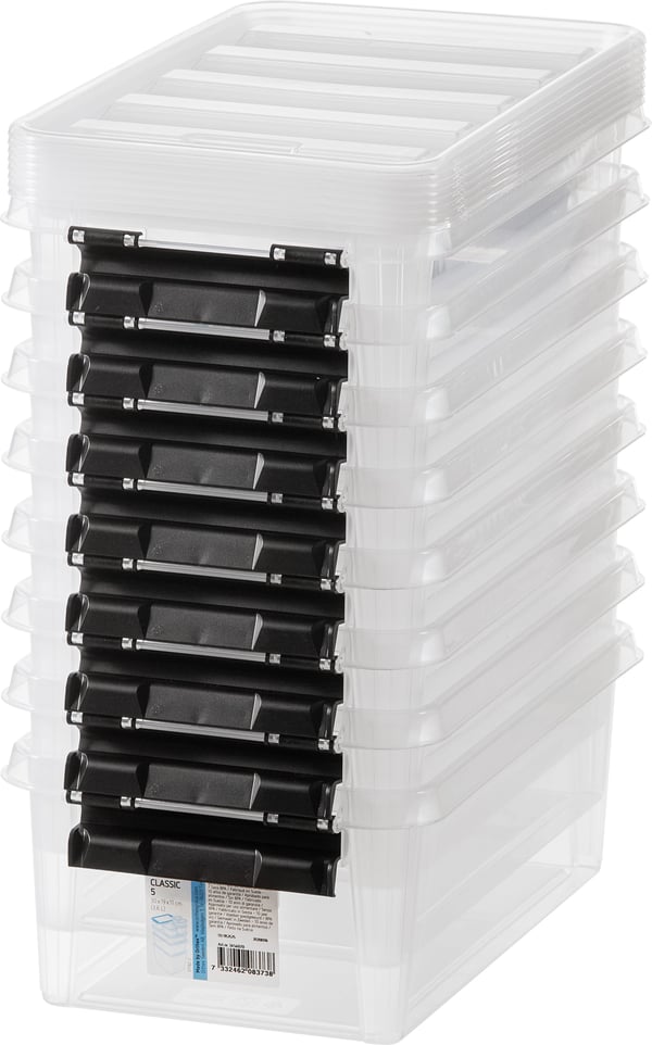 SmartStore Classic 5 -förvaringsbox med lock, 8-pack