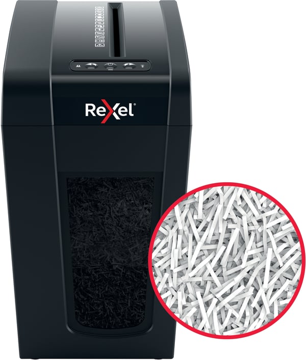 Rexel Secure MC4 - pappersstrimlare, P5
