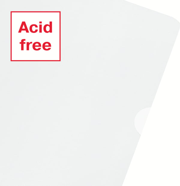 Esselte 100% återvunnen plastficka, A4, 100 mikron