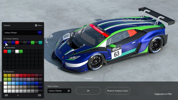 Gran Turismo 7-spel för PS4.