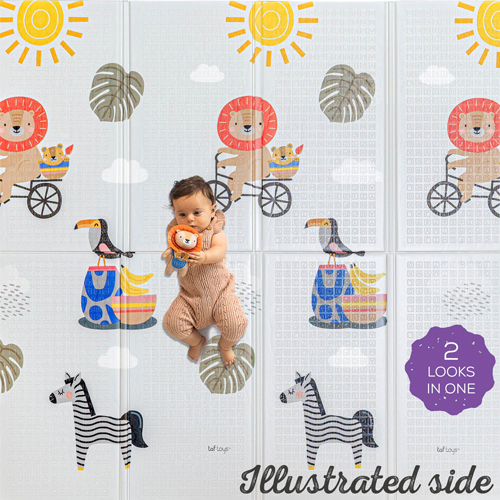 Taf Toys Savannah Super-Size -legeunderlag, 150 x 200 cm