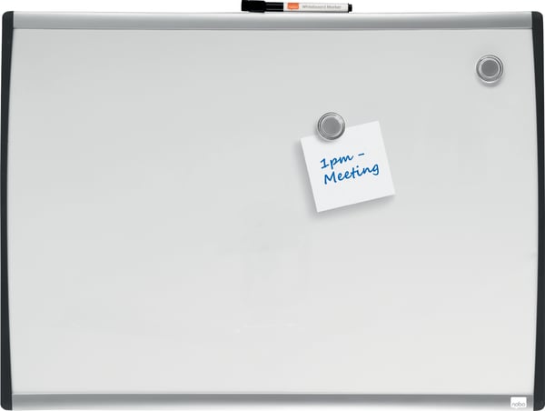 Nobo Home -whiteboard, 58,5 x 43 cm, böjd ram