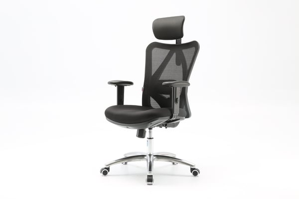 Sihoo M18 - ergonomisk kontorsstol, svart