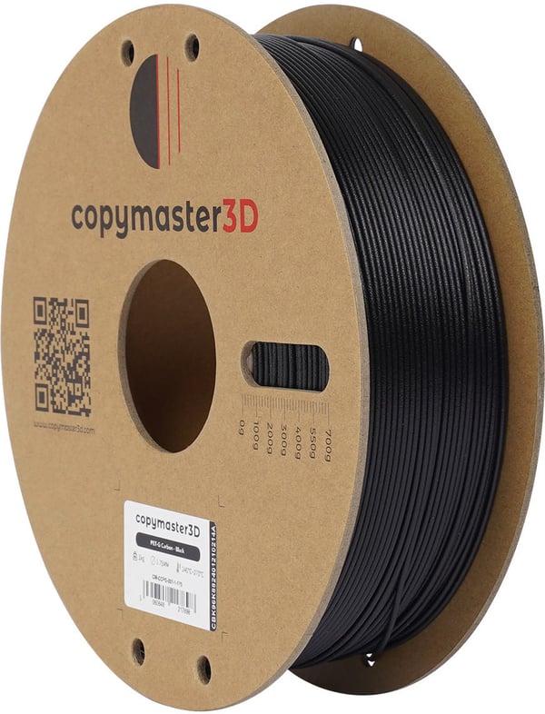 Copymaster3D PET-G Carbon-filt til 3D-printere, 1,75 mm, sort