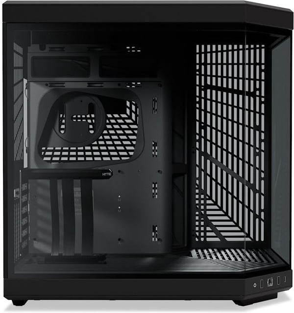 Hyte Y70 Black ATX-chassis med panoramavindue, sort