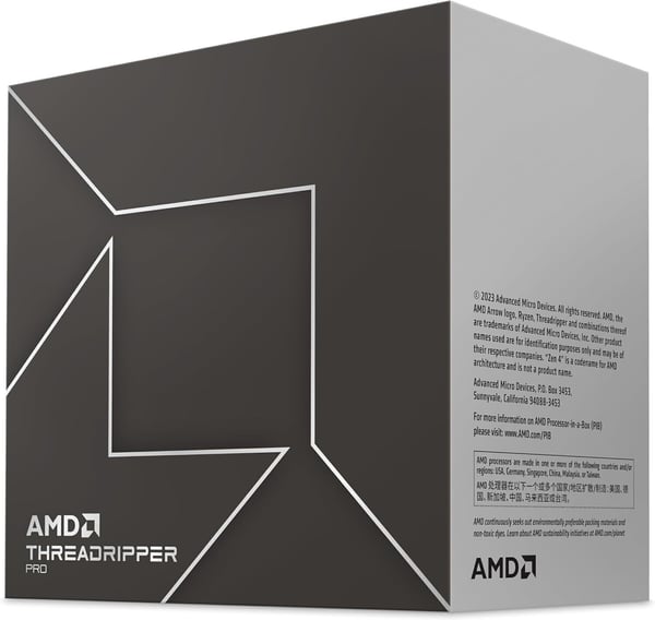 AMD Ryzen Threadripper PRO 7975WX-processor til sTR5-sokkel