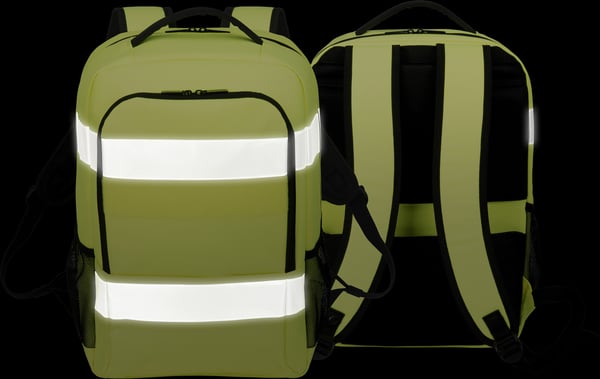 Dicota HI-VIS Base 24L rygsæk, gul