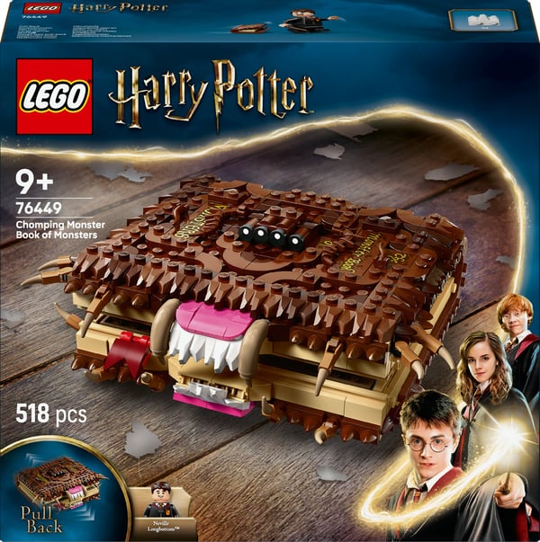 LEGO Harry Potter 76449 Skrikande Den Fruktansvärt Stora Monsterboken