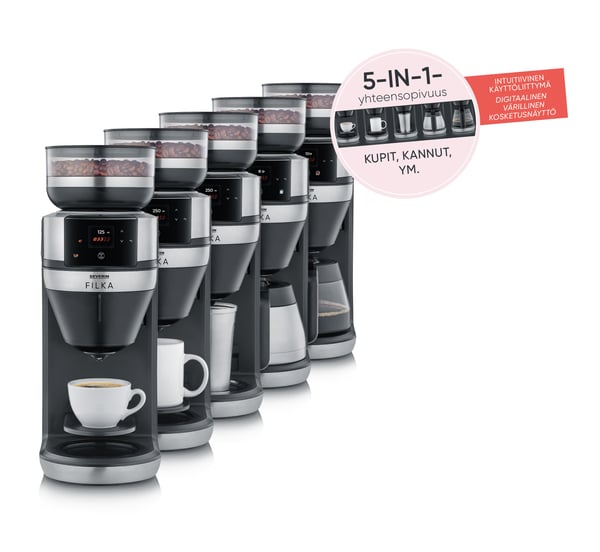 Severin KA4853 Filka 2.0 Kaffebryggare med termoskanna
