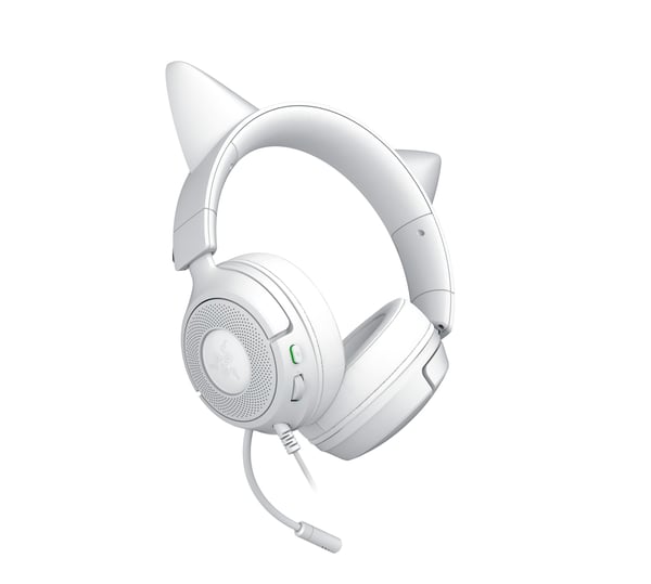 Razer Kraken Kitty V3 X spelhörlurar, vit
