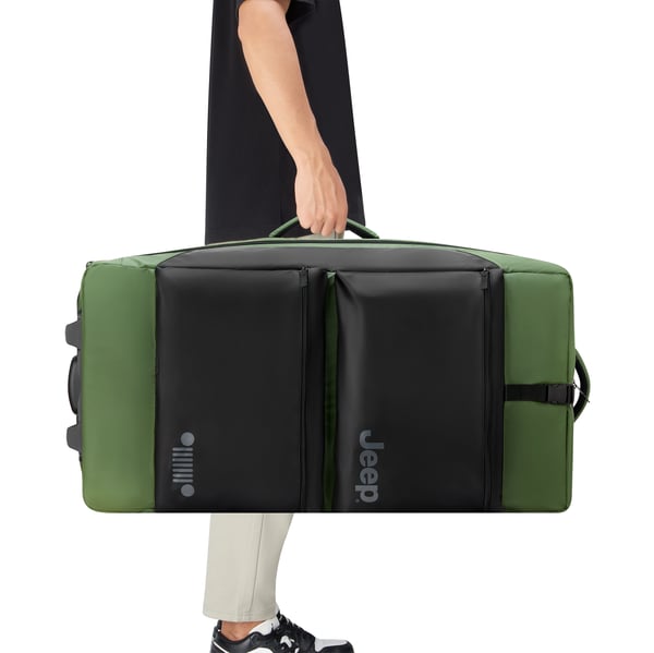 Delsey Jeep JS006B Trolley Duffle resväska, 82 cm, grön