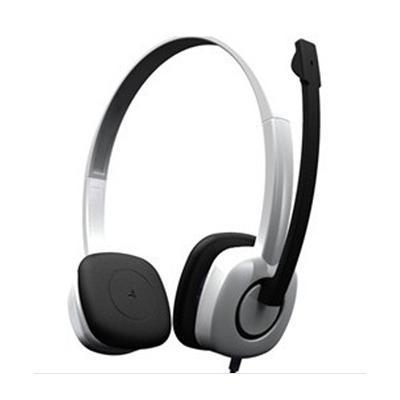 Logitech H150 hörlurar med mikrofon, vit
